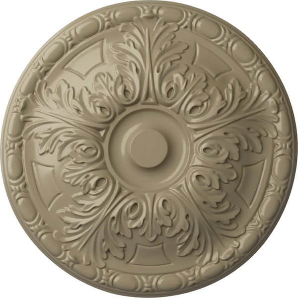 Ekena Millwork Granada Ceiling Medallion (Fits Canopies up to 4 1/4"), Hand-Painted Gobi Desert, 15 3/4"OD x 5/8"P CM16GAGDF - main